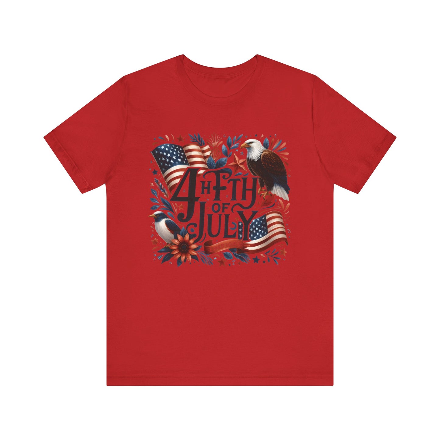 Celebrate Independence Day in Style - Unisex 4th of July Short Sleeve Shirt