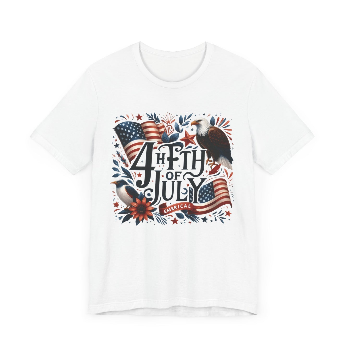 Celebrate Independence Day in Style - Unisex 4th of July Short Sleeve Shirt