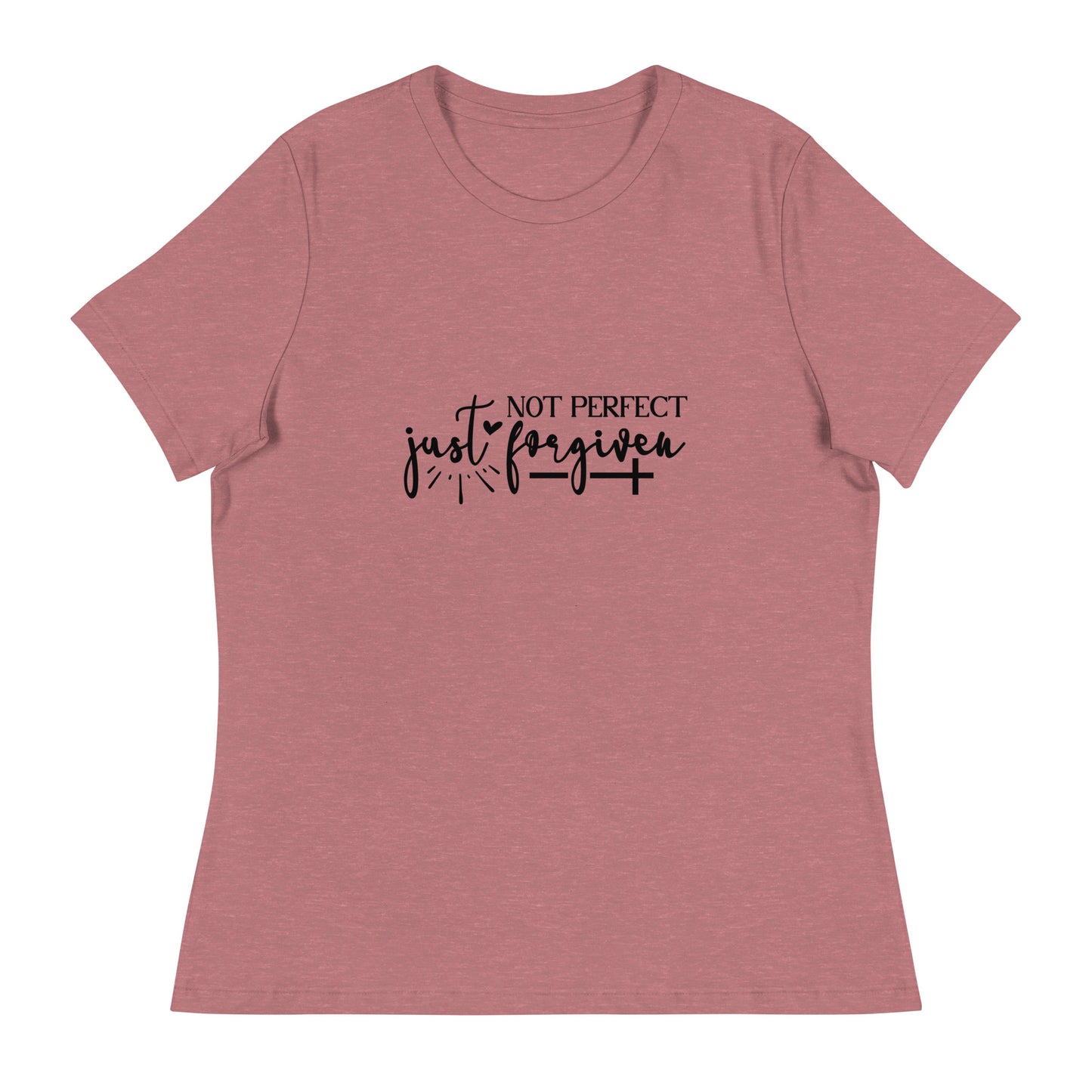 Not Perfect Just Forgiven Women's T-Shirt - Inspirational Clothing for Her