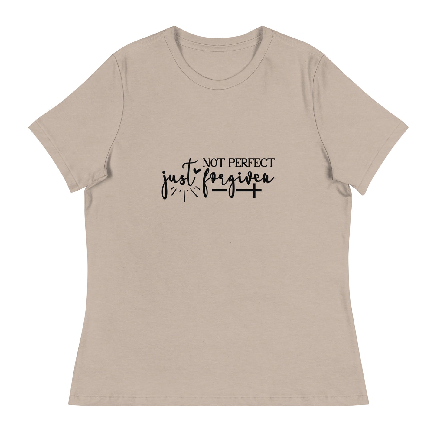 Not Perfect Just Forgiven Women's T-Shirt - Inspirational Clothing for Her