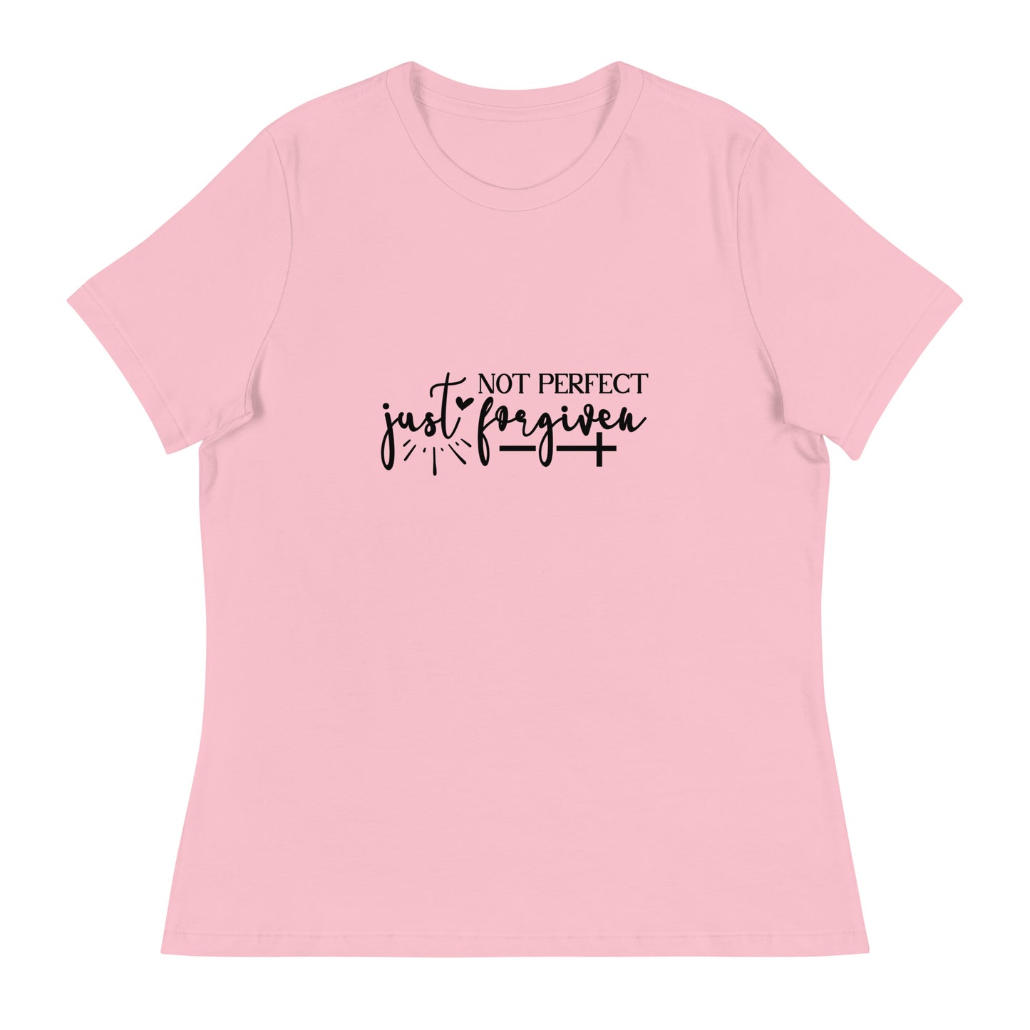 Not Perfect Just Forgiven Women's T-Shirt - Inspirational Clothing for Her