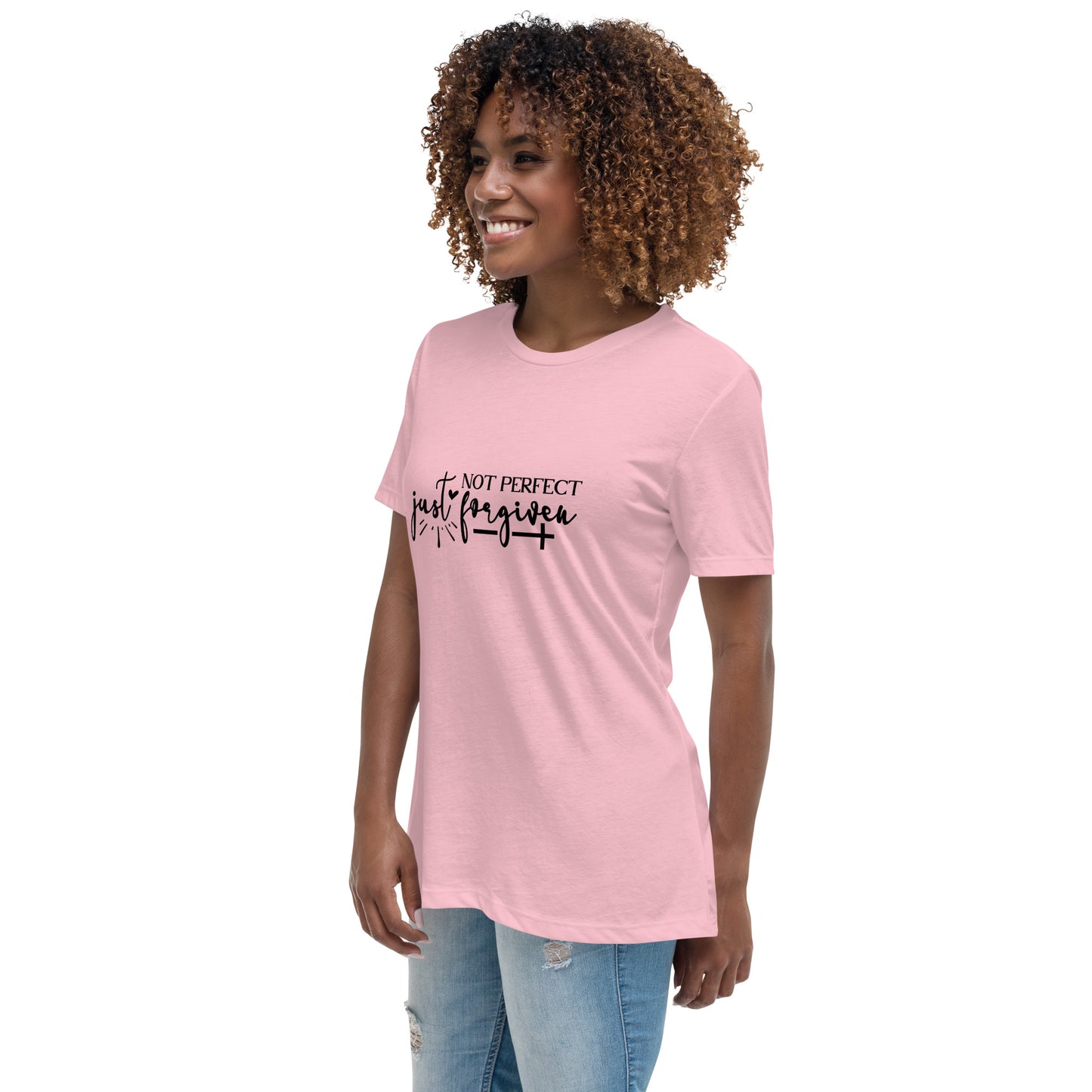 Not Perfect Just Forgiven Women's T-Shirt - Inspirational Clothing for Her